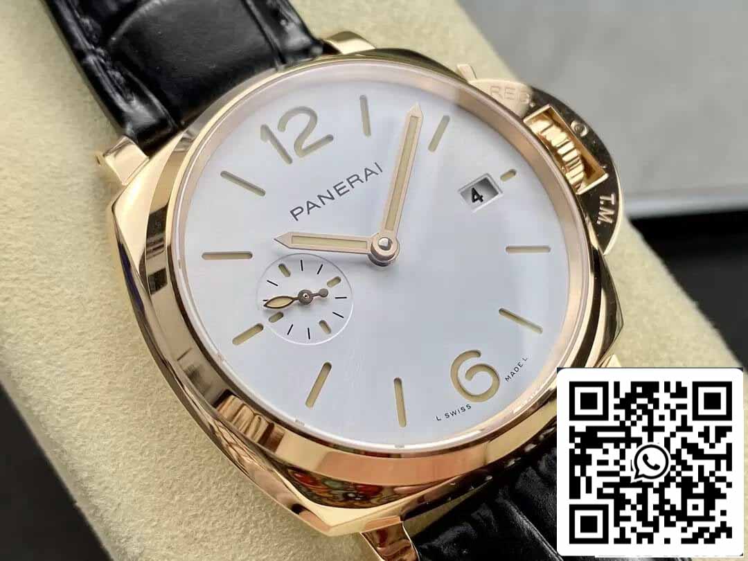 Panerai Luminor PAM01336 1:1 Best Edition VS quadrante bianco di fabbrica