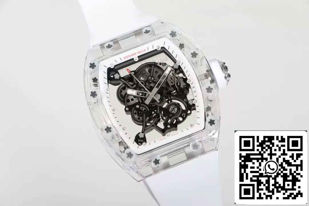 Richard Mille RM055 Miglior cinturino in gomma RM Factory edizione 1: 1