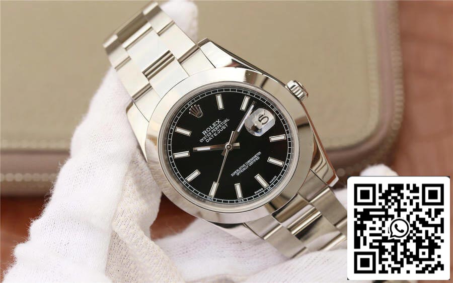 Rolex Datejust M126300-0011 1:1 Best Edition EW Factory Black Dial