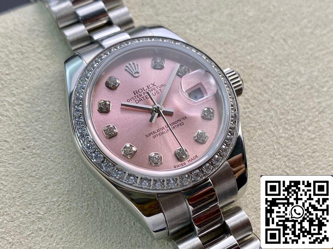 Rolex Datejust M279139RBR-0005 28MM 1:1 Mejor edición BP Factory esfera rosa