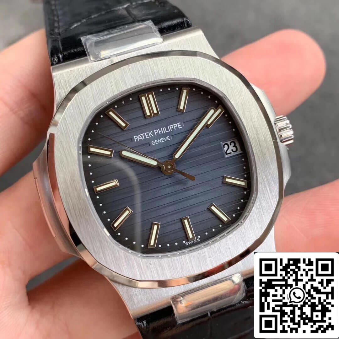 Patek Philippe Nautilus 5711G 1:1 Mejor Edición PPF Factory V4 Esfera Azul Suizo ETA324