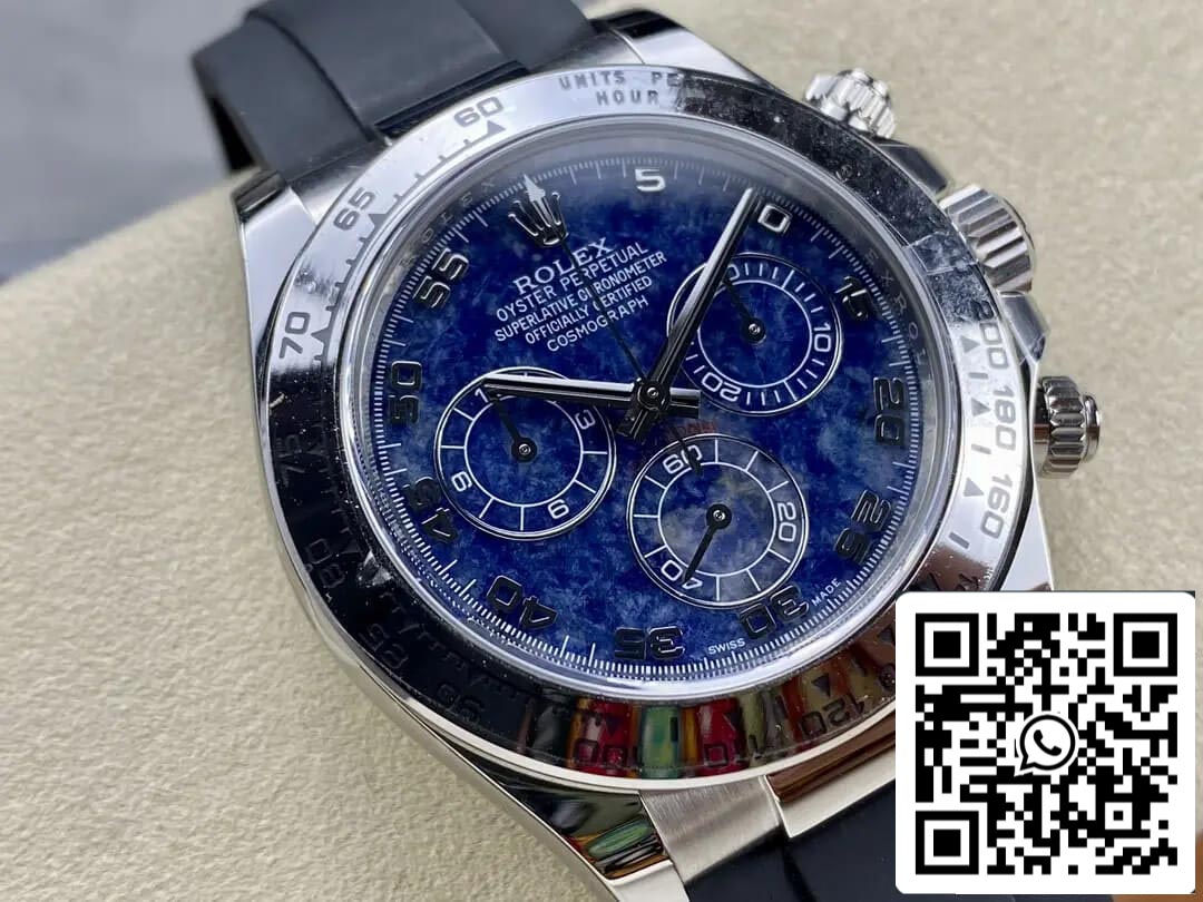 Rolex Cosmograph Daytona 1:1 Best Edition Clean Factory Sodalite Blue Dial