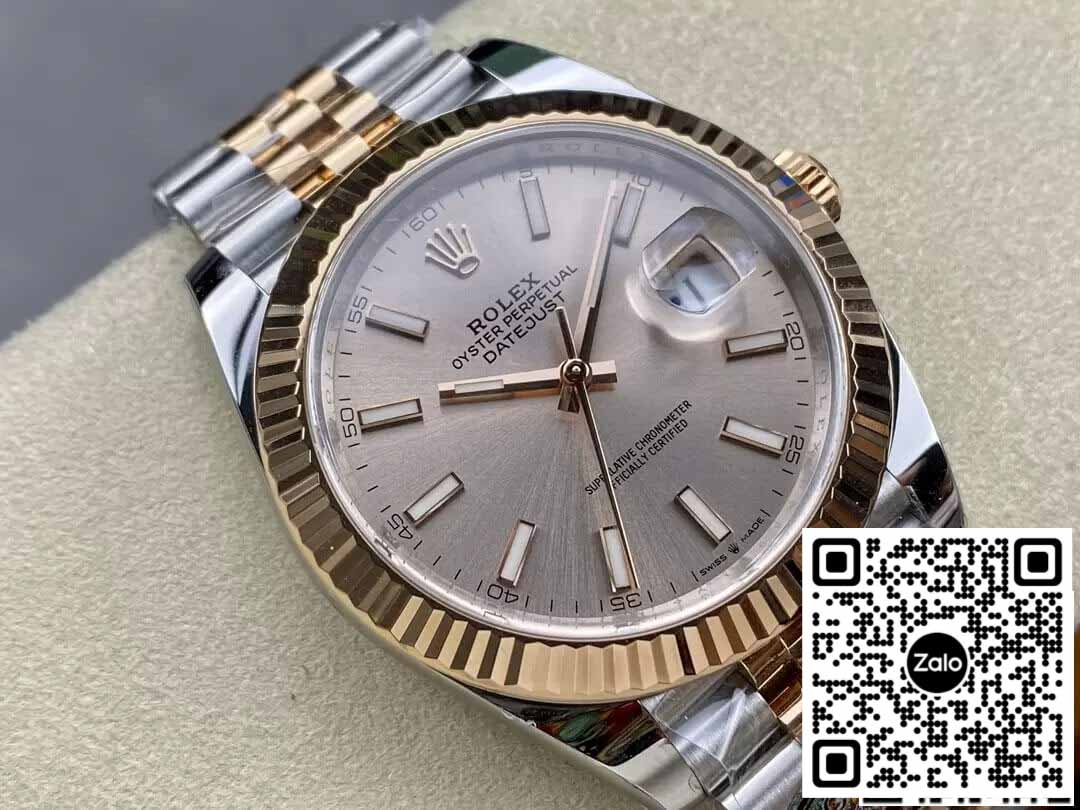 Rolex Datejust 41MM M126331-0010 1:1 Mejor Edición Clean Factory Oro Rosa