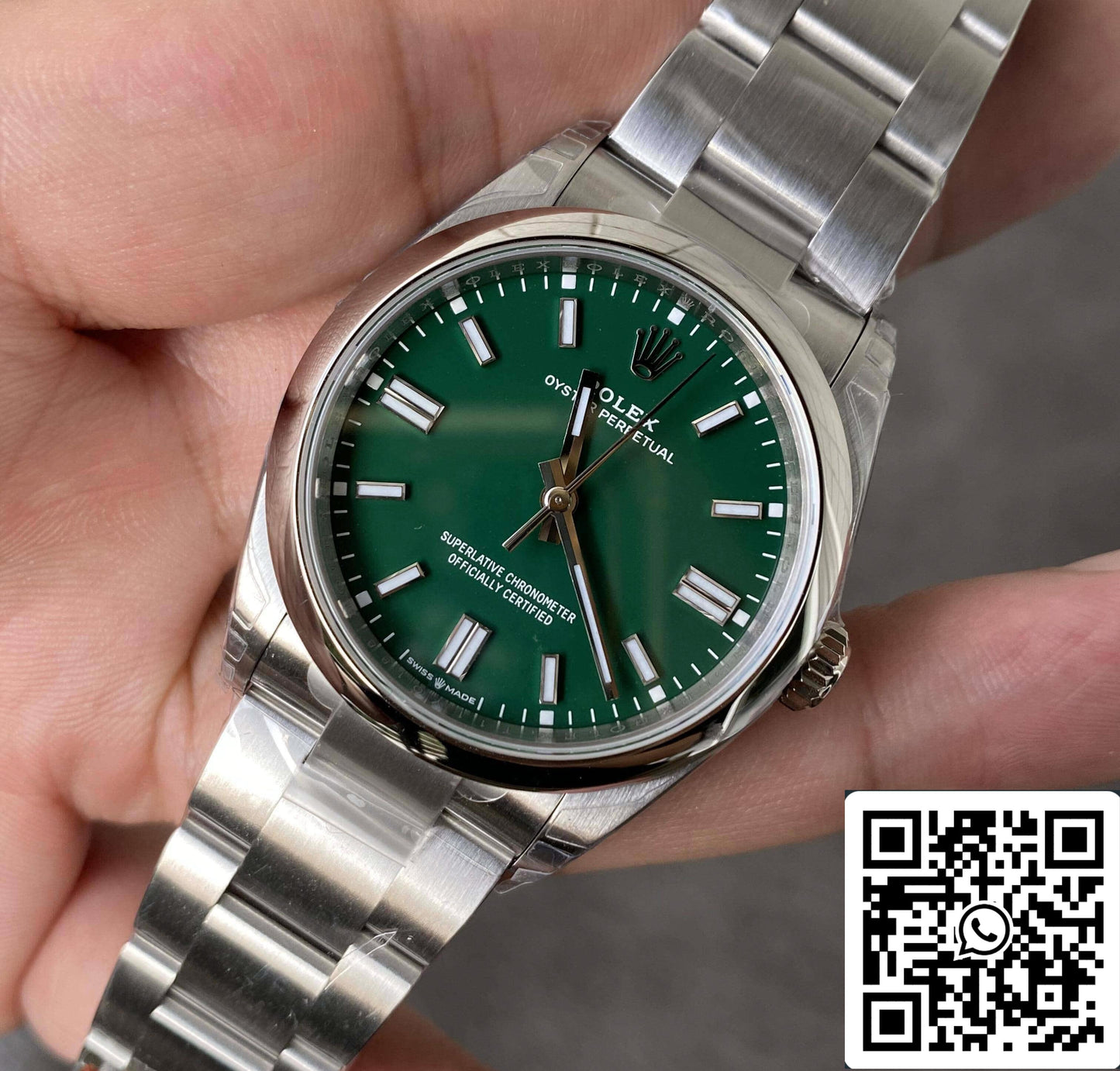 Rolex Oyster Perpetual M126000-0005 36MM 1:1 Mejor Edición VS Acero Inoxidable de Fábrica