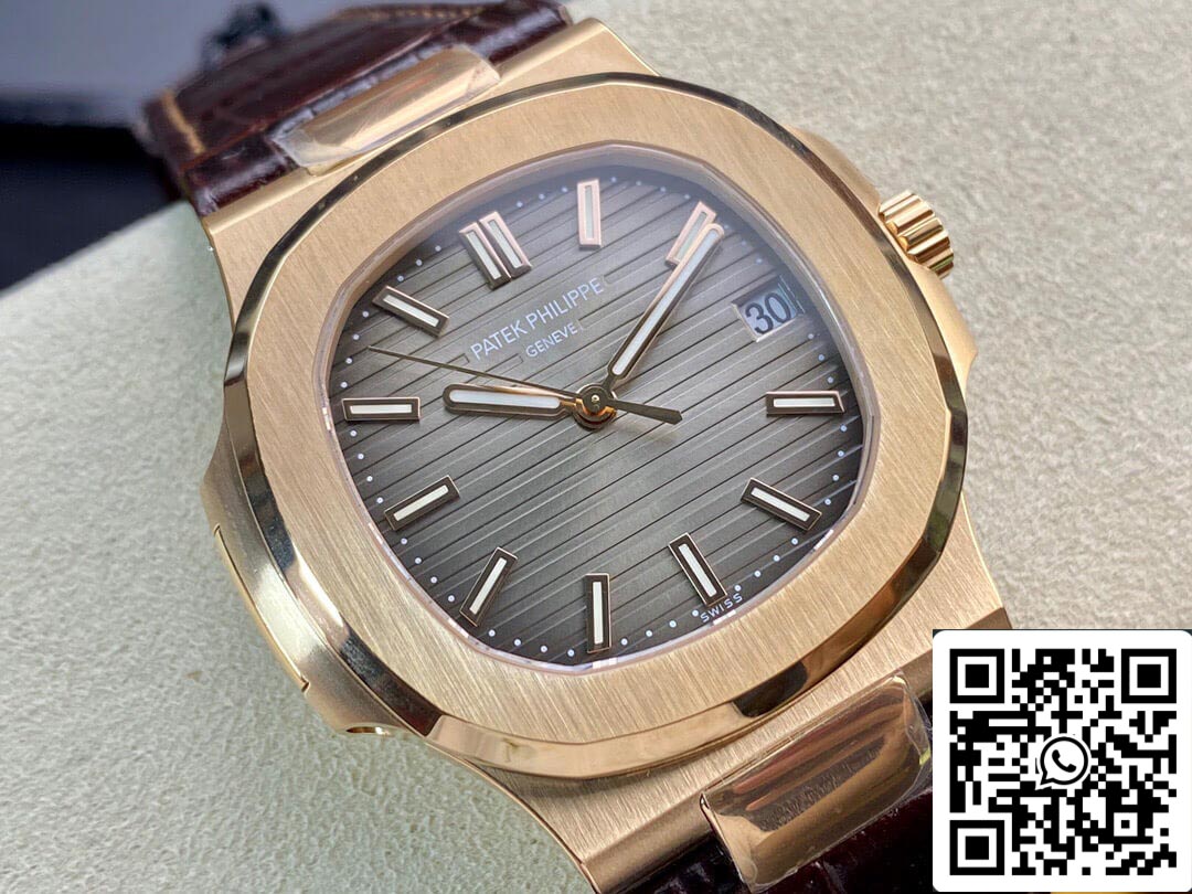 Patek Philippe Nautilus 5711R-001 1:1 Best Edition PPF Factory V4 quadrante marrone svizzero ETA324