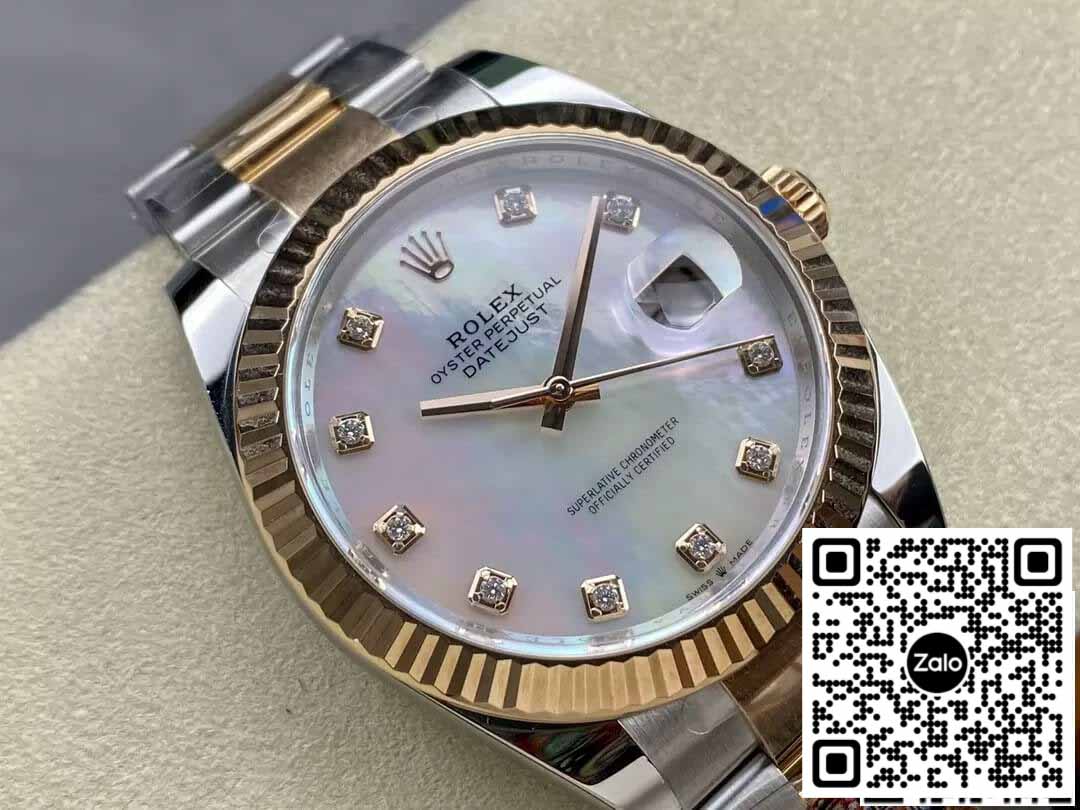 Rolex Datejust 41MM M126331-0013 Quadrante con diamanti di fabbrica pulita 1:1 Best Edition