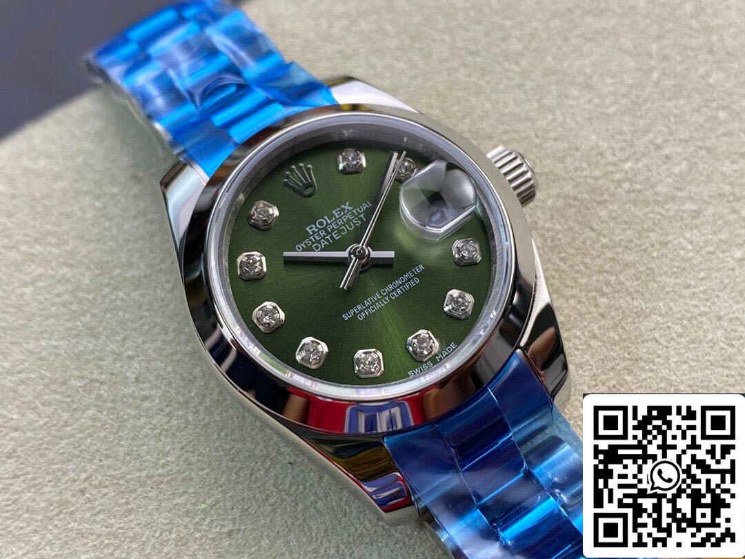 Rolex Datejust 28MM 1:1 Mejor Edición BP Factory Esfera Verde