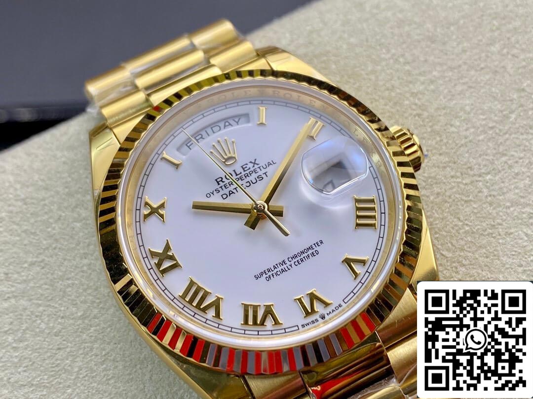 Rolex Day Date M128238 1:1 Best Edition EW Factory scala romana svizzero ETA3255