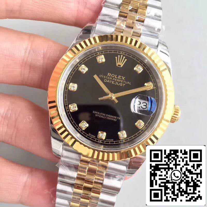 Rolex Datejust II M126333-0013 EW Factory 1:1 Best Edition Bracciale svizzero bicolore in acciaio inossidabile ETA3255