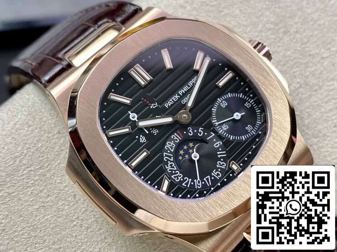 Patek Philippe Nautilus 5712 1:1 Mejor edición GR Factory Correa de cuero