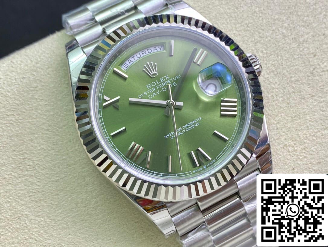 Rolex Day Date M228239-0033 1:1 Best Edition EW Factory Olive Green Dial