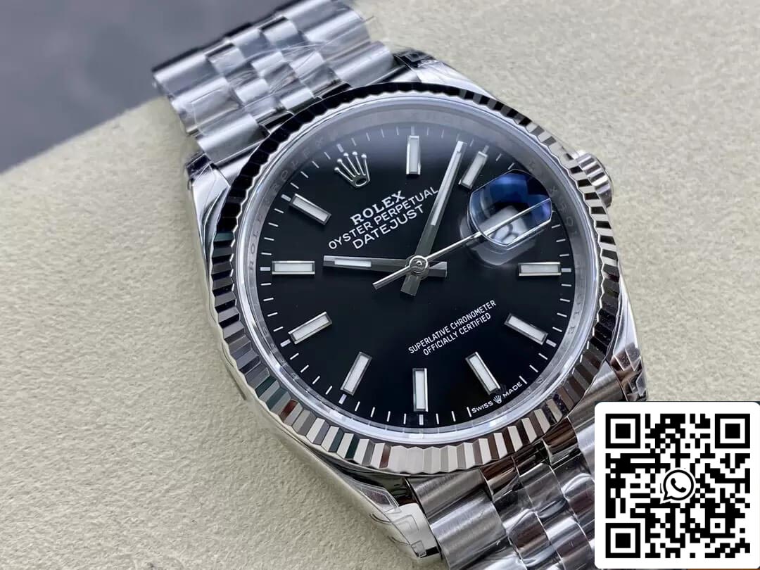 Rolex Datejust M126234-0015 36MM 1:1 Best Edition VS Factory Black Dial