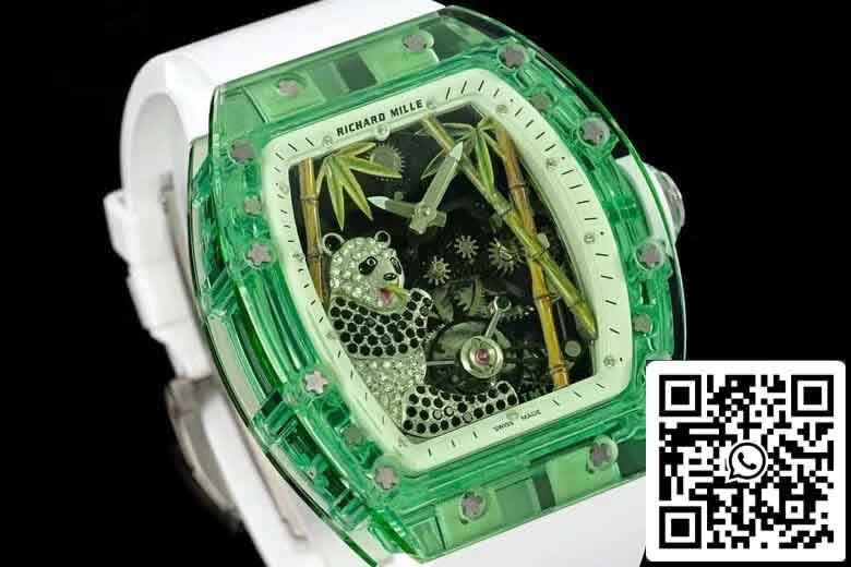 Richard Mille RM26-01 Tourbillon Miglior quadrante scheletrato verde fabbrica RM edizione 1: 1