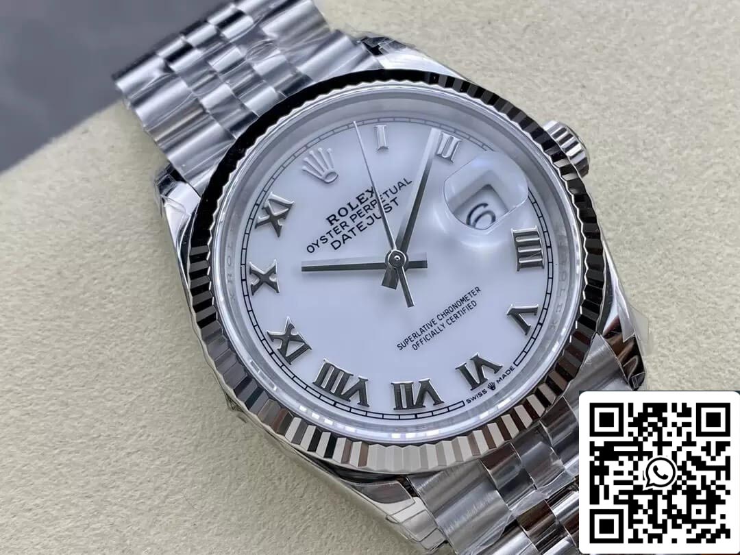 Rolex Datejust M126234-0025 36MM 1:1 Mejor edición VS Acero inoxidable de fábrica