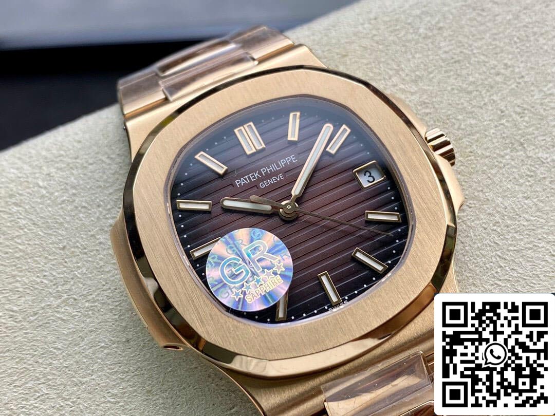 Patek Philippe Nautilus 5711/1R-001 1:1 Best Edition GR Factory V2 quadrante sfumato marrone