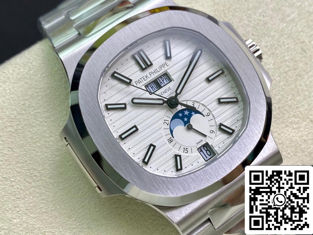 Patek Philippe Nautilus 5726/1A-010 1:1 Best Edition PPF Factory White Dial