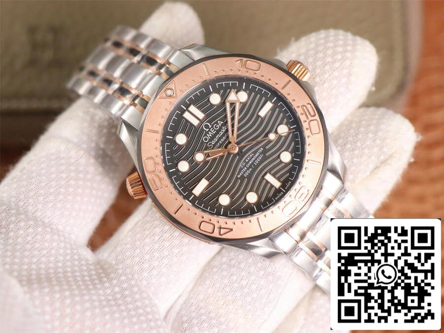 Omega Seamaster Diver 300M 210.60.42.20.99.001 1:1 Mejor Edición OM Factory Titanio Metal