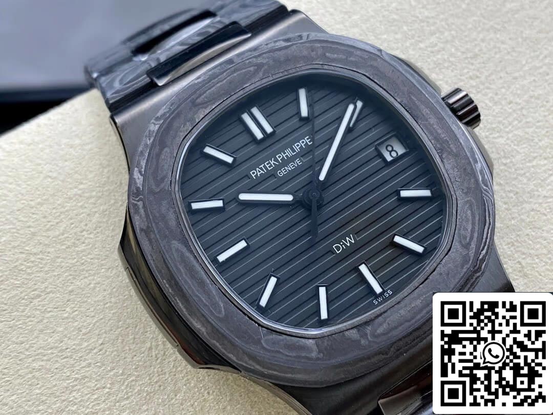 Patek Philippe Nautilus 5711 DiW 1:1 Mejor Edición Esfera Negra