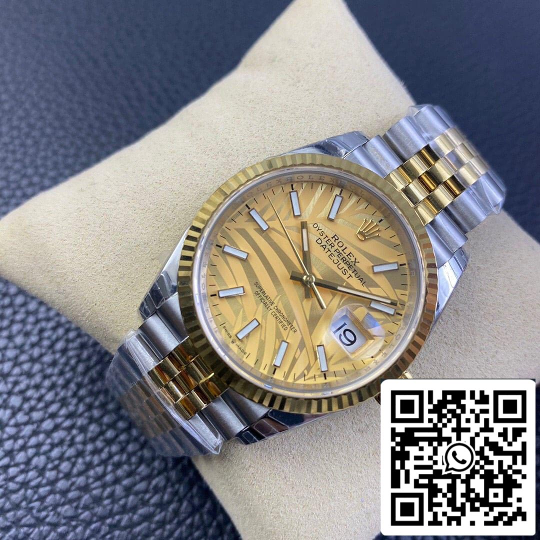 Rolex Datejust M126233-0037 1:1 Best Edition EW Factory Yellow Gold