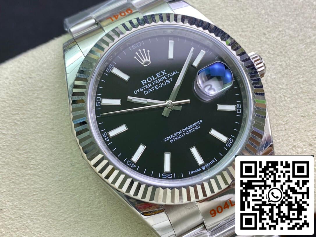 Rolex Datejust M126334-0017 1:1 Mejor edición EW Factory esfera negra