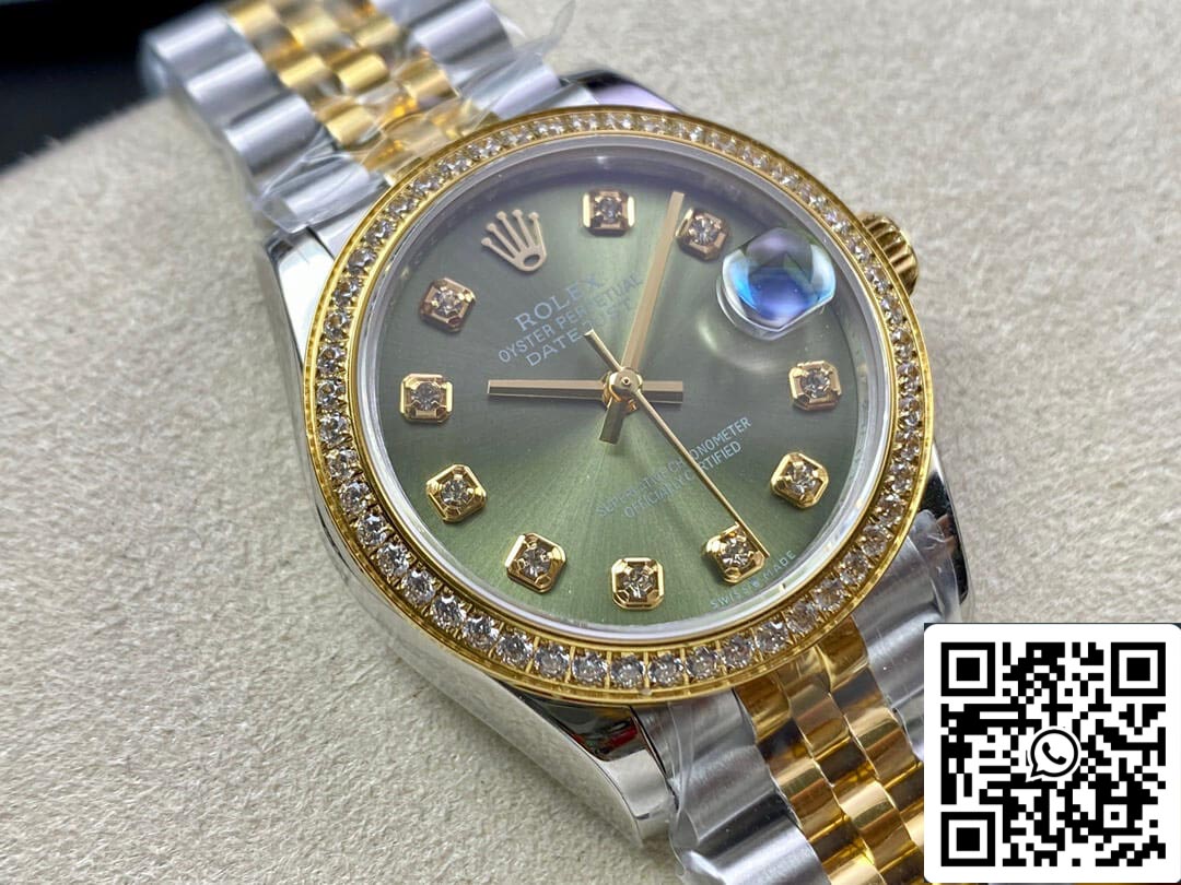 Rolex Datejust M278383RBR-0030 31MM 1:1 Mejor edición EW Factory Bisel de diamantes