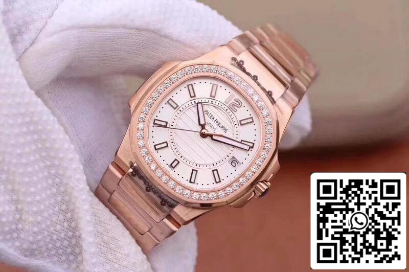 Patek Philippe Nautilus Ladies 7010/1R-011 1:1 Mejor edición Cuarzo suizo E23-250 SC