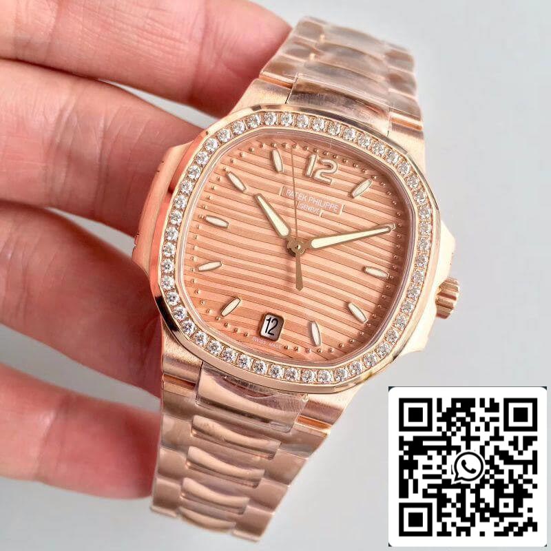 Patek Philippe Ladies Nautilus 7118/1200R PF Factory 1:1 Mejor edición Suiza ETA324