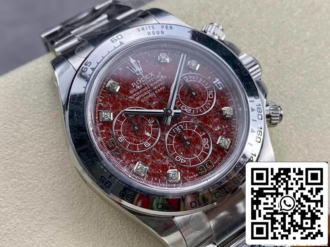 Rolex Cosmograph Daytona 116589 1:1 Mejor edición Clean Factory Esfera granada