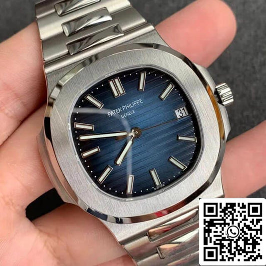 Patek Philippe Nautilus 5711/1A 010 1:1 Mejor edición GR Factory esfera azul