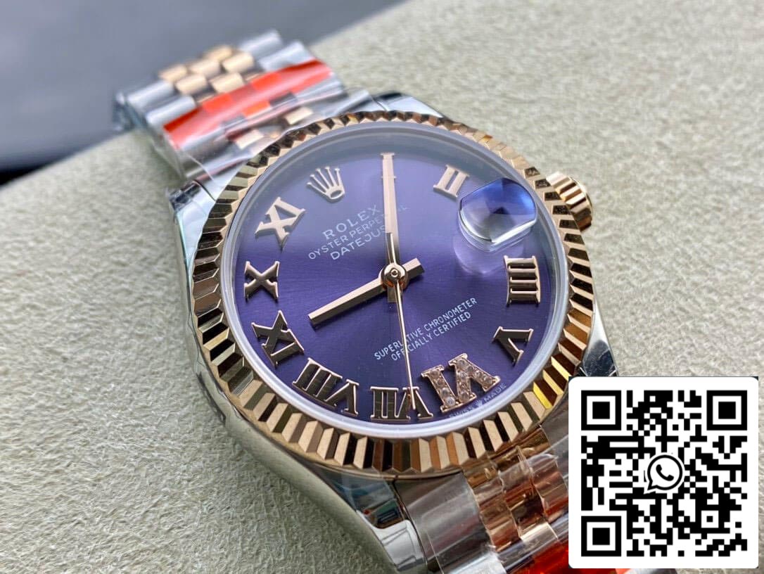 Rolex Datejust M278271-0020 1:1 Best Edition TW Factory Eggplant Purple Dial