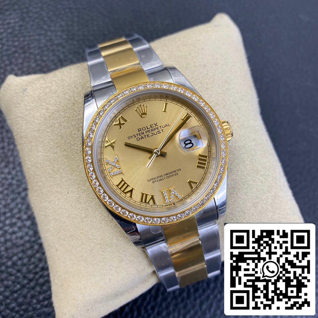 Rolex Datejust 126283 1:1 Best Edition EW Factory Oro giallo