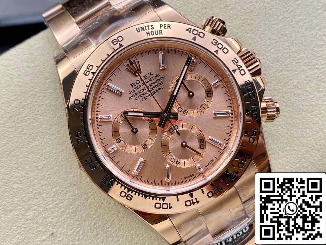 Rolex Daytona M116505-0012 1:1 Best Edition BT Factory in oro rosa