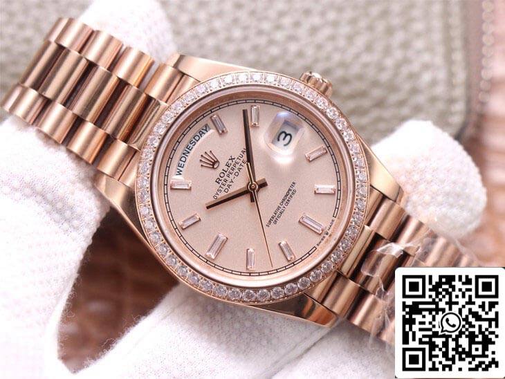 Rolex Day Date M228345RBR-0007 1:1 Best Edition EW Factory Oro rosa