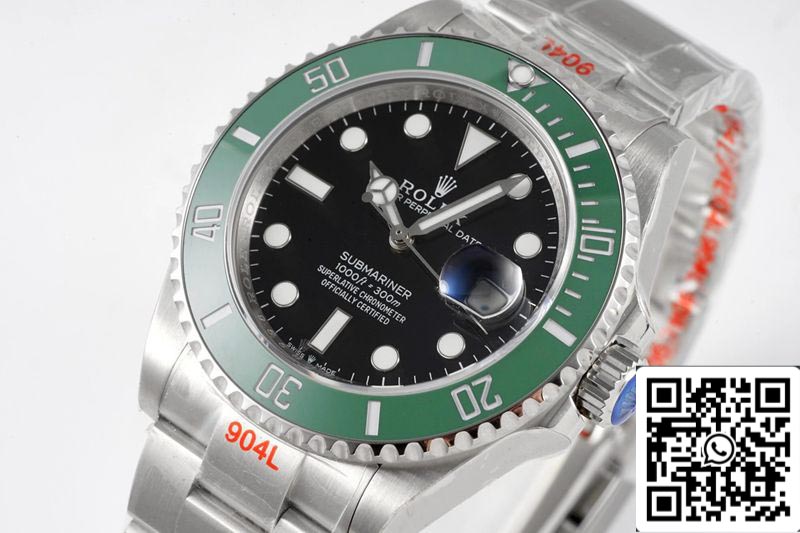 Rolex Submariner Date M126610LV-0002 41MM 1:1 Mejor edición ROF Factory Esfera negra Suiza ETA2824