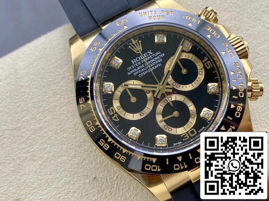 Rolex Cosmograph Daytona M116518ln-0078 1:1 Mejor edición Clean Factory esfera negra