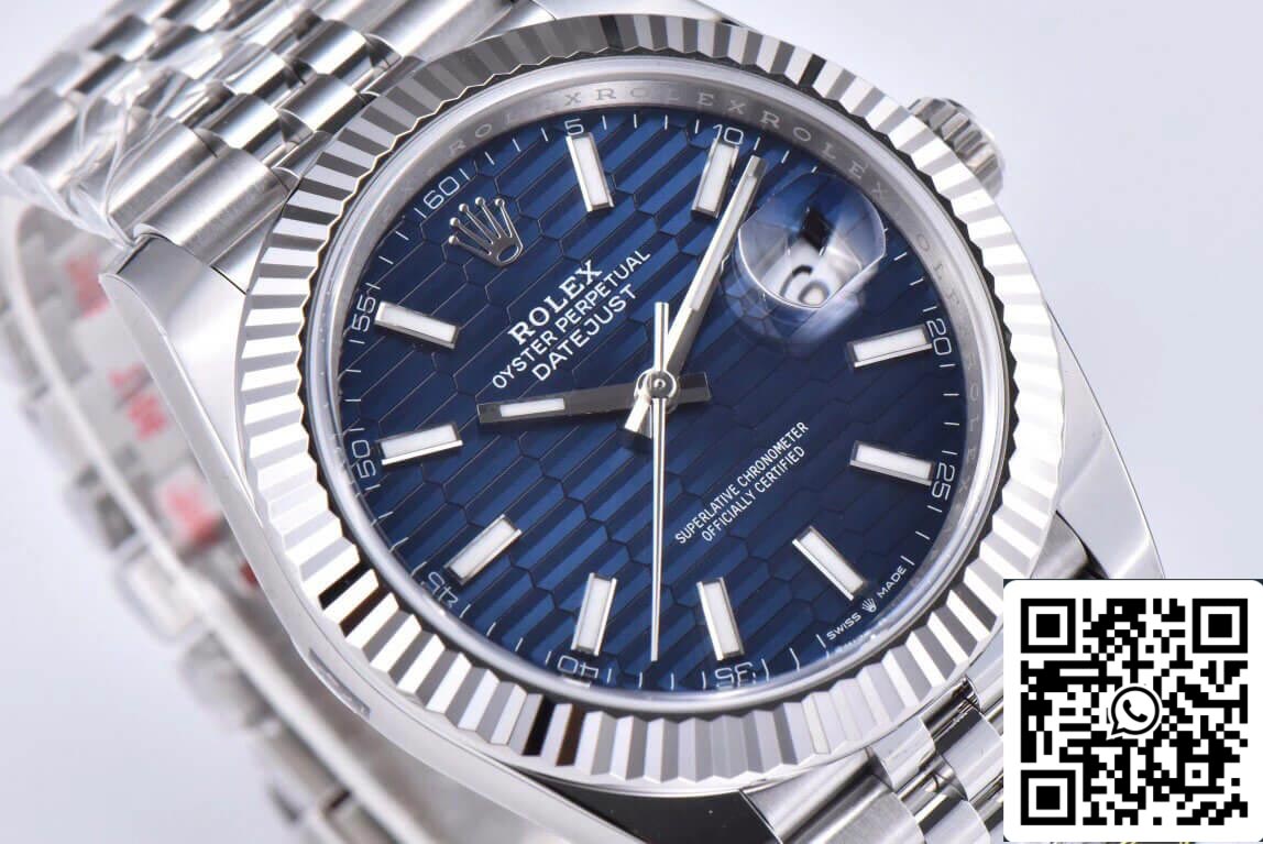 Rolex Datejust M126234-0049 36MM 1:1 Best Edition Quadrante blu fabbrica pulita