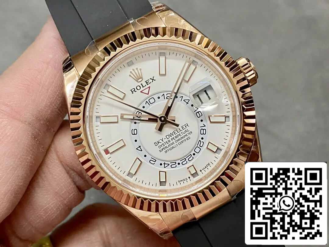 Rolex Sky Dweller M326235-0004 1:1 Mejor edición Noob Factory Correa de caucho