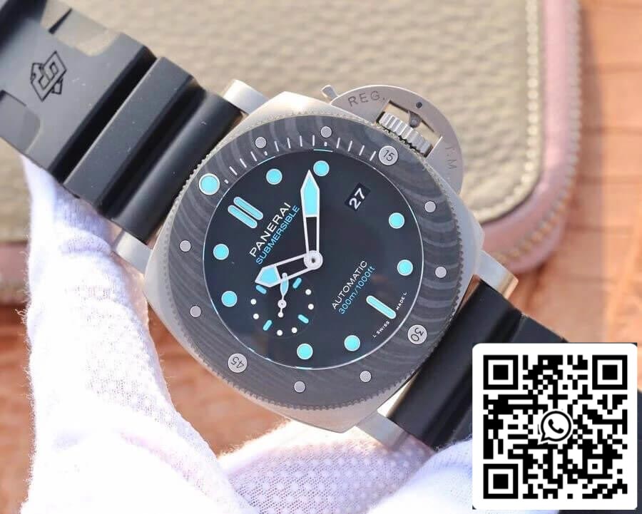 Panerai Submersible PAM00799 1:1 Best Edition VS Factory quadrante nero