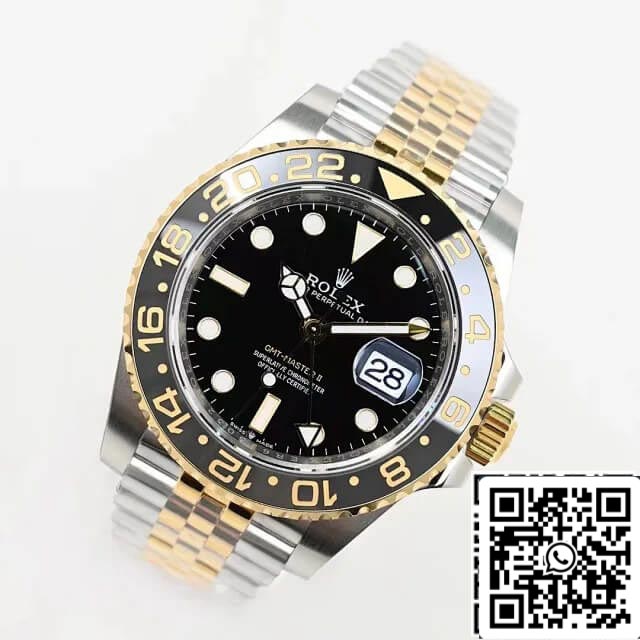 Rolex GMT Master II M126713grnr-0001 1:1 Best Edition EW Factory Black Dial