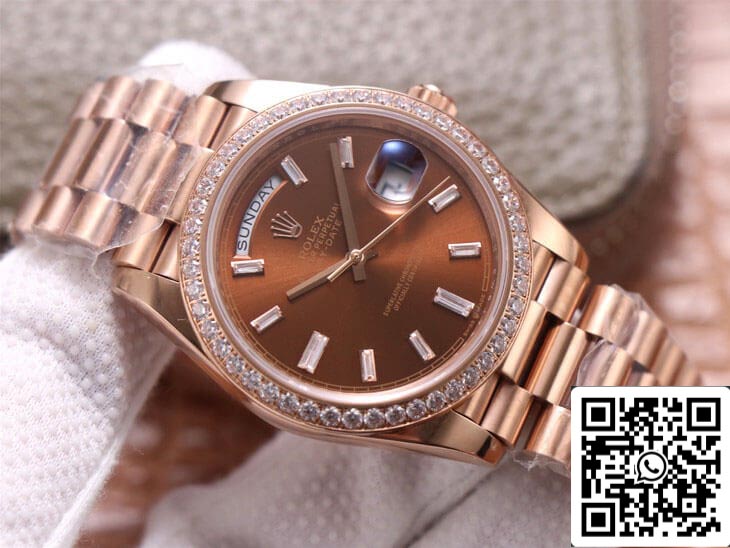 Rolex Day Date M228345RBR-0006 1:1 Best Edition EW Factory Oro rosa