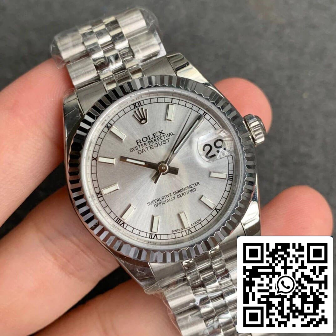 Rolex Datejust M278274-0012 1:1 Mejor edición GS Factory esfera plateada