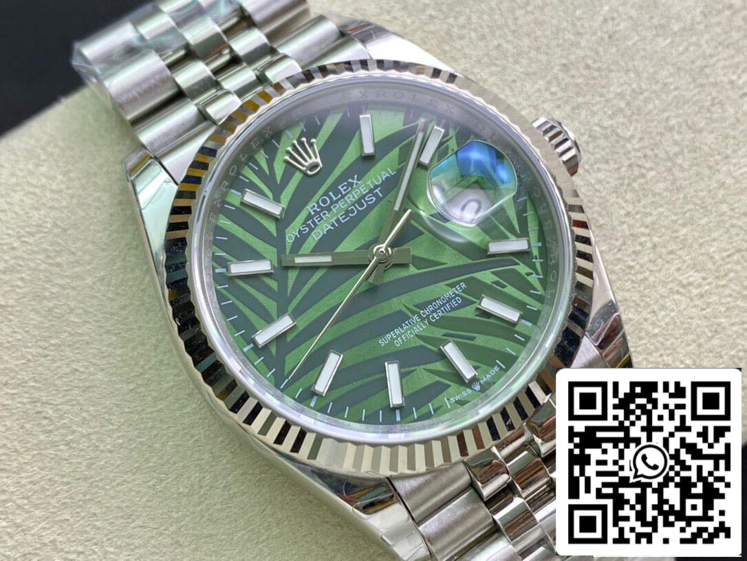 Rolex Datejust M126234-0047 1:1 Best Edition EW Factory Olive Green Dial