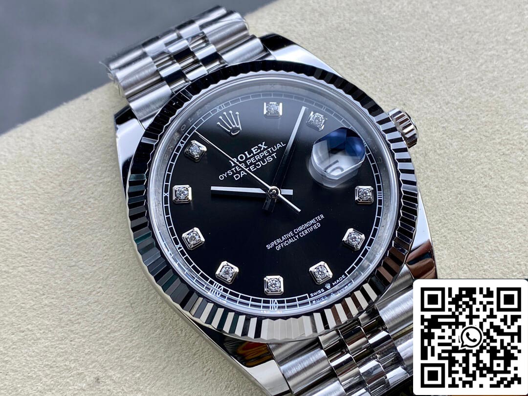 Rolex Datejust M126334-0012 1:1 Mejor edición Clean Factory esfera negra