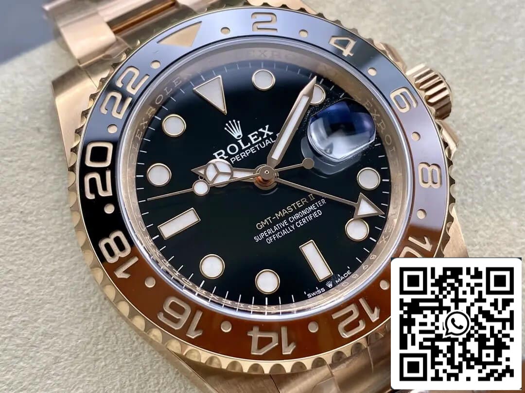 Rolex GMT Master II M126715CHNR-0001 1:1 Best Edition Clean Factory V3 Bisel cerámico