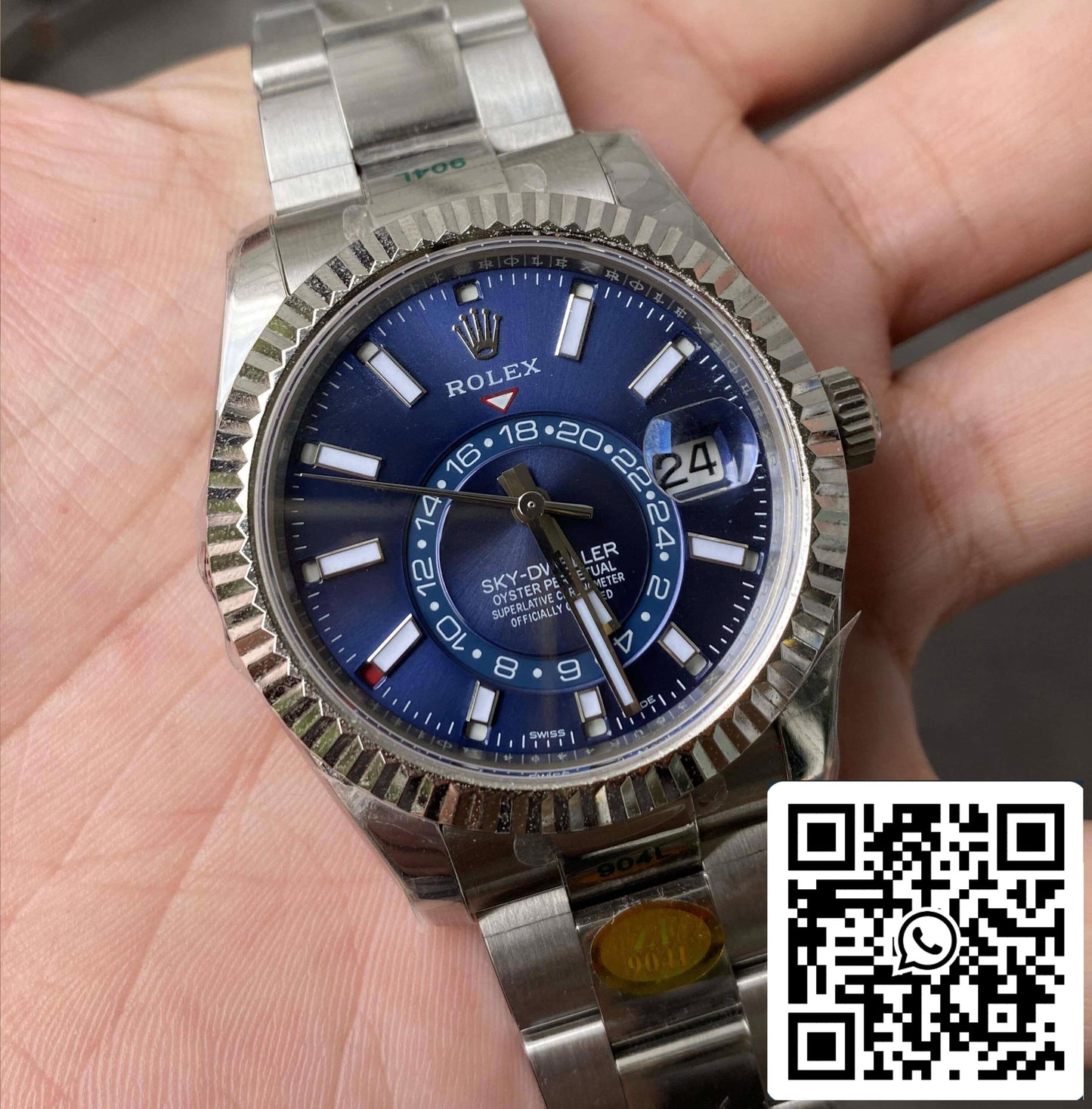 Rolex Sky Dweller M336934-0005 1:1 Mejor edición ZF Factory esfera azul