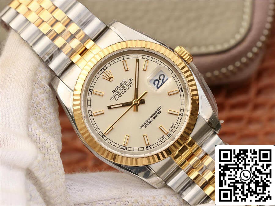 Rolex Datejust 116233 36 mm Correa Jubilee AR Factory Oro amarillo