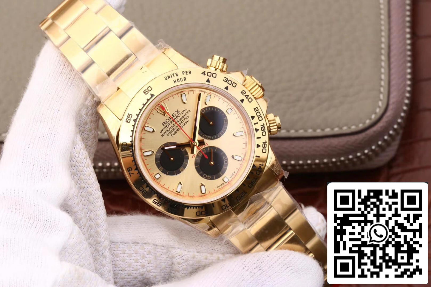 Rolex Daytona 116508 1:1 Mejor Edición JH Factory Oro Amarillo Cronógrafo Negro