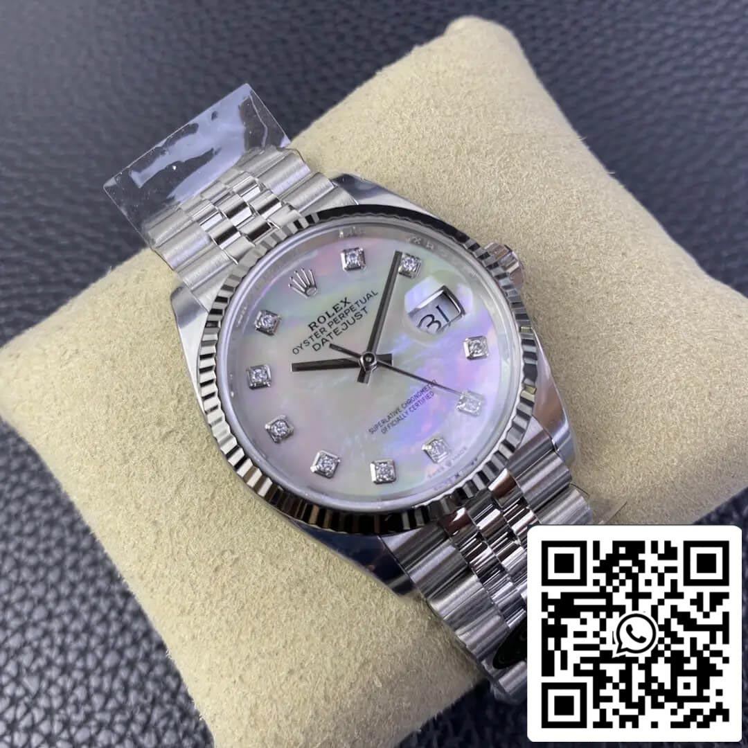 Rolex Datejust M126234-0019 36MM 1:1 Best Edition Clean Factory Acciaio inossidabile