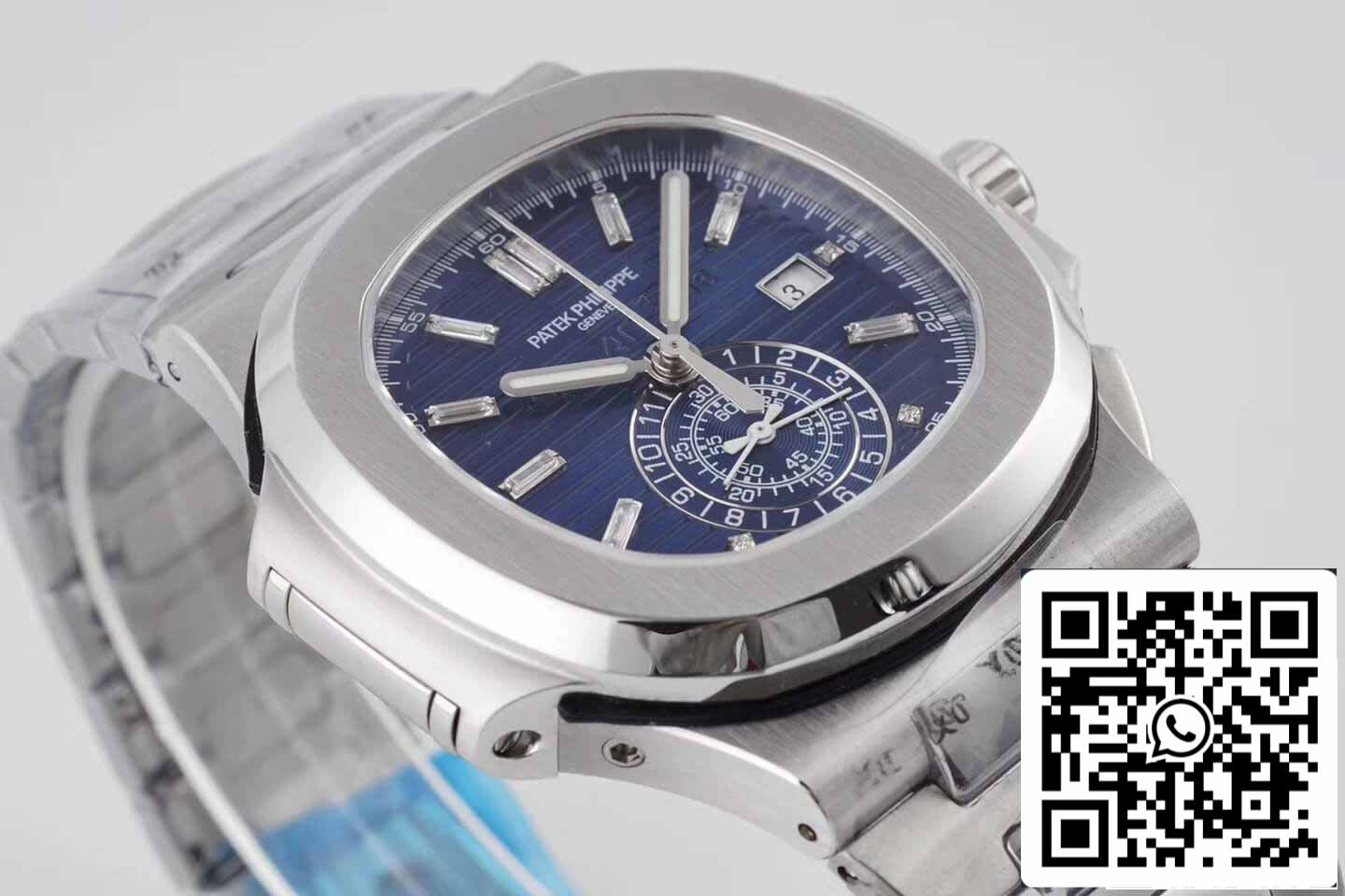 Patek Philippe Nautilus 5976/1G 1:1 Mejor edición 3K Factory V2 Acero inoxidable