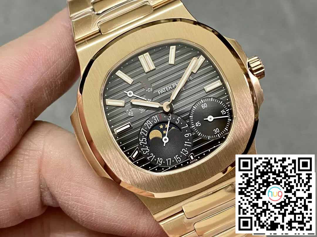 Patek Philippe Nautilus 5712/1R-001 1:1 Mejor Edición PPF Factory V2 Esfera Marrón